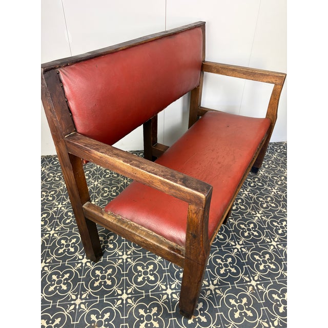 20th Century West Yorkshire Police Station Bench, 1950s For Sale - Image 16 of 18