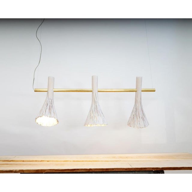Not Yet Made - Made To Order Pressed Wood Pendant Light 3 by Johannes Hemann For Sale - Image 5 of 10