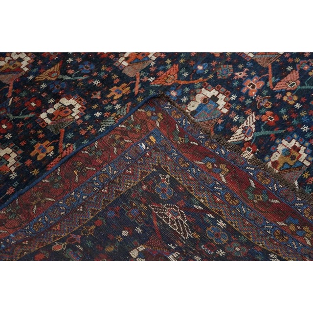 Antique Bidjar Rug 4'3'' x 5'6'' For Sale - Image 4 of 12