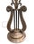 Vintage Chelsea House Neoclassical Lyre Table Lamp With Lamp Shade For Sale - Image 17 of 18