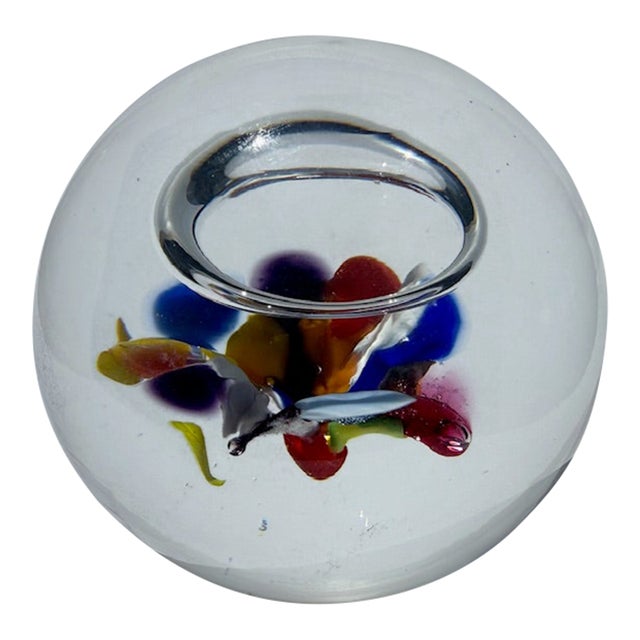 Crystal Glass Paperweight For Sale