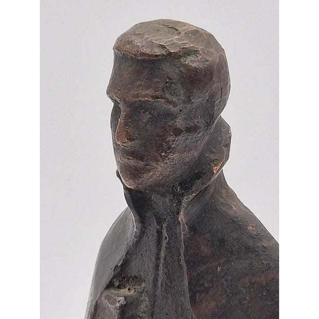 Bronze Sculpture of Teacher with Schoolchildren For Sale - Image 9 of 11