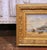 Blue Early 20th C. French Oil on Board Painting of "Mont Saint Michel" in Gilt Frame For Sale - Image 8 of 11