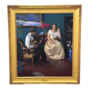 Gary David Hoffmann "Christine's Melody" Limited Edition Art Work, Framed Edition 3 of 95