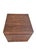 Mid-Century Modern Large Vintage Pencil Reed Gabriella Crespo Style British Colonial Storage Cube Side Table For Sale - Image 3 of 7