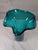 Murano Vintage Murano Style Timothy E. Landers Hand Blown Teal/Aqua Blue Sommerso Glass Vase For Sale - Image 4 of 6