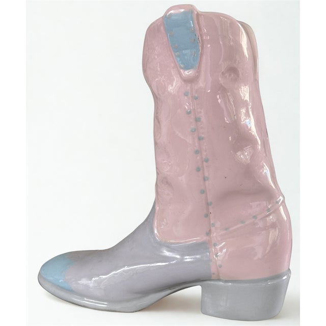 Late 20th Century Vintage Studio Art Cowboy Boot For Sale - Image 5 of 6