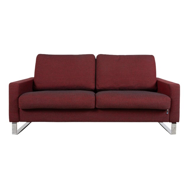 Textured Fabric CL 500 Two-Seater Sofa For Sale