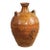 17th Century Italian Terracotta Olive Oil Jar with Yellow Glazed Spiraling Décor For Sale