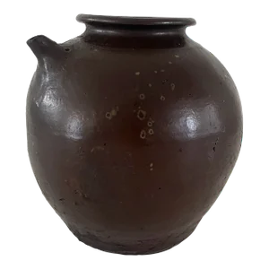 19th Century Japanese Stoneware Pottery Water Jug