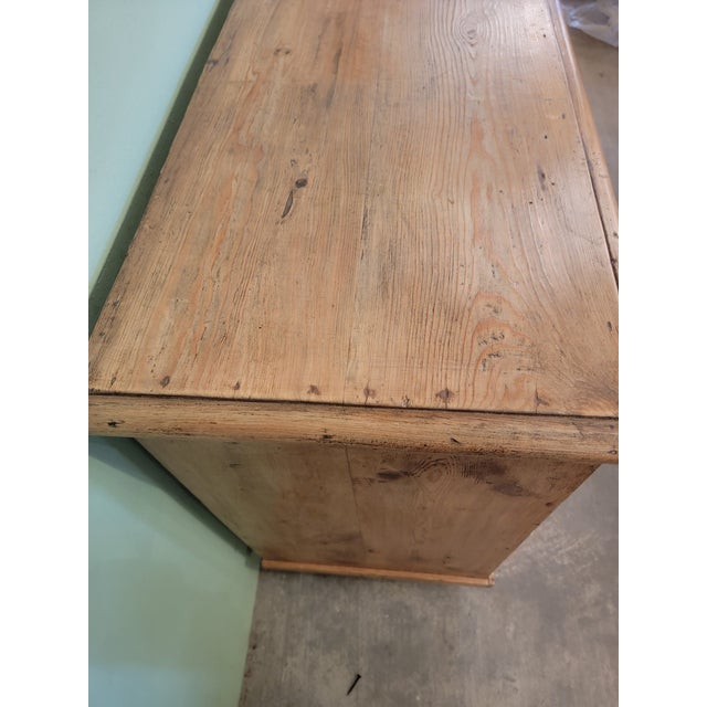 Wood Antique Pine Two Drawers Over Two Drawers - Chest of Drawers - From England - Circa 1890 For Sale - Image 7 of 12