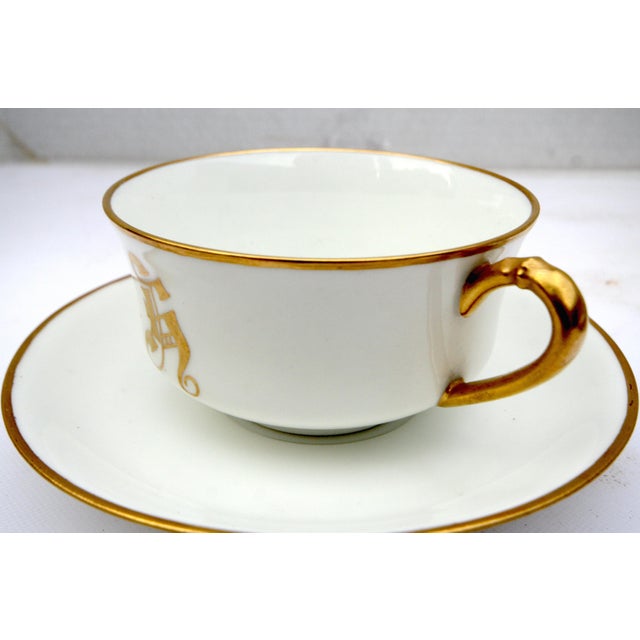 Limoges Haviland 29-Piece Tea Service With 12 Cups, Saucers & Dessert Plates For Sale In San Diego - Image 6 of 15