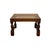 English Vintage English Oak Footstool With Woven Cane Top and Turned Legs. For Sale - Image 3 of 9