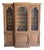 French Provincial Style Oak 3-Piece China Display Cabinet For Sale