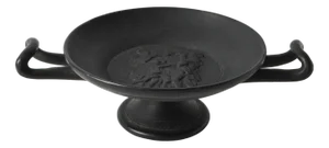 Italian Terracotta Kylix Cup by S. Lacci, 1930s