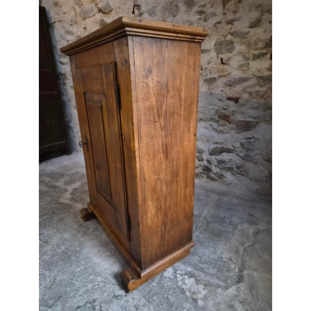 Antique French Oak Single Door Cupboard, 18th Century For Sale - Image 18 of 18