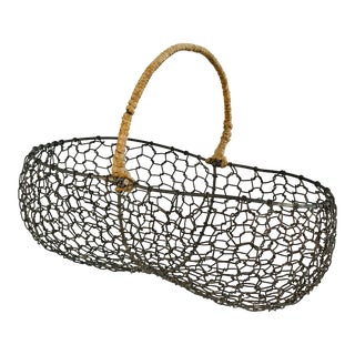 1940’s French Wire Basket For Sale