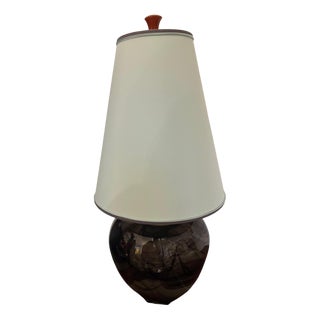 Table Lamp with Lampshade, 1950s For Sale