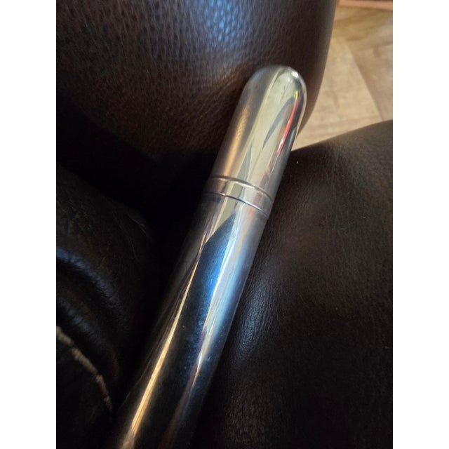Vintage Sterling Silver Cigar Holder For Sale - Image 4 of 8
