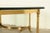 LaBarge Hollywood Regency Brass and Glass Hooved Feet Cocktail Table, Circa 1960s For Sale - Image 10 of 14