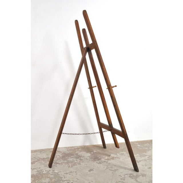 Adjustable Easel in Oak, 1900s For Sale - Image 4 of 11
