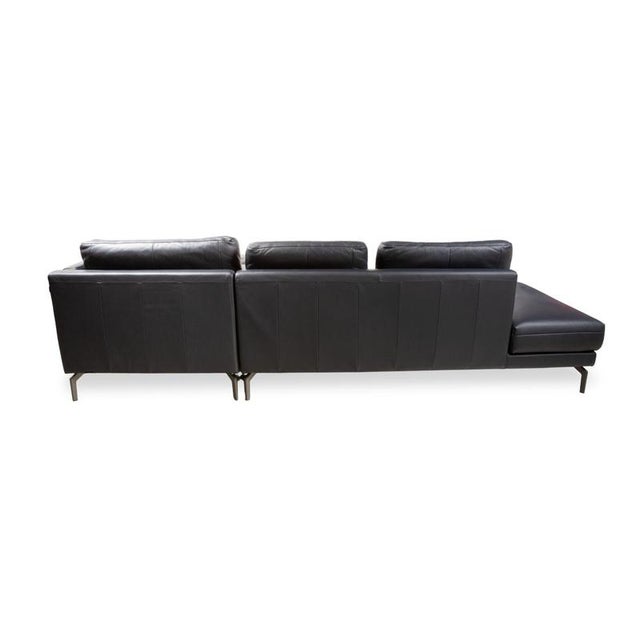 Black Leather HS.420 Corner Sofa from Hülsta For Sale - Image 10 of 13