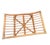 Wood Bentwood Bamboo & Rattan Saddle Bench Stool Ottoman For Sale - Image 7 of 9