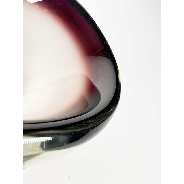 Glass Large Italian Purple Ashtray, Italy, 1960s For Sale - Image 7 of 12