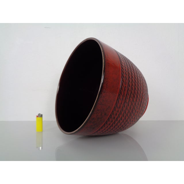 Ceramic Large Ceramic Cachepot from Bay Keramik, Germany, 1970s For Sale - Image 7 of 18