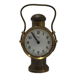 Vintage Imhof Swiss Brass Lantern Clock – 8 Day Mechanical