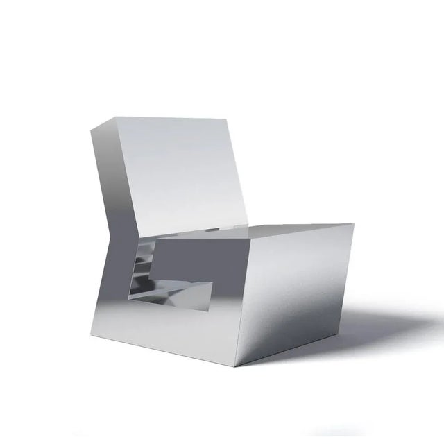 Liquid Steel Labirint sofa by Andrea Giomi Dimensions: D 80 x W 60 x H 84 cm Materials: liquid steel. Andrea Giomi, was...