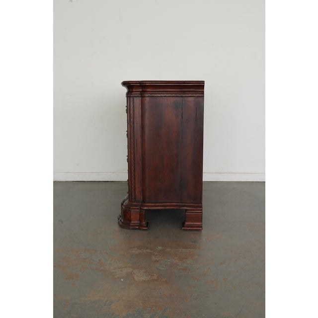 Wood Vintage Louis XV–Style Bombe Chest For Sale - Image 7 of 15