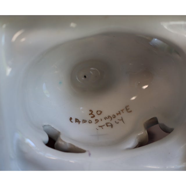 Baroque Vase with Handles in White, 1950s For Sale - Image 10 of 11