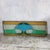 Vintage Geometric Stained Leaded Glass Window Panel For Sale - Image 4 of 12