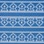 Schumacher Schumacher X Marie-Anne Oudejans Bar Palladio 2 Panel Set In Blue For Sale - Image 4 of 4