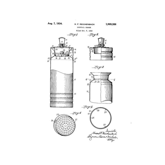1930s Howard Reichenbach for Chase Art Deco Cocktail Shaker For Sale - Image 10 of 11