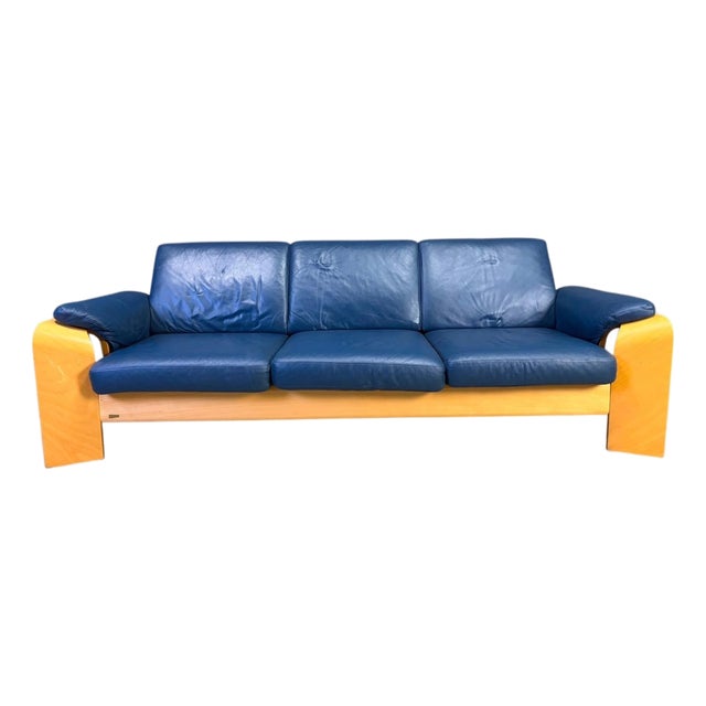 Vintage Pegasus 3 Seater Reclining Sofa by Ekornes, Norway, 1990s For Sale