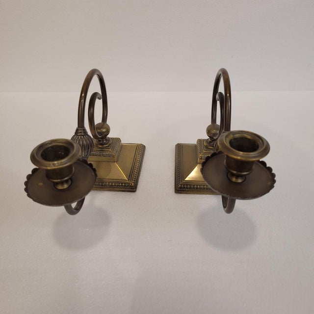 Louis XVI Bronze Candlesticks, France, 1790, Set of 2 For Sale - Image 14 of 18