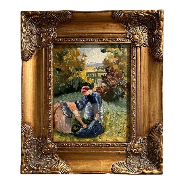 Impressionist Oil Painting by Azra Iqbal For Sale