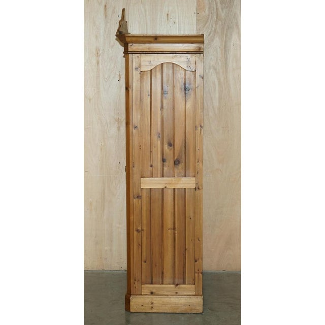 Art Nouveau Pine Wardrobe For Sale - Image 15 of 18