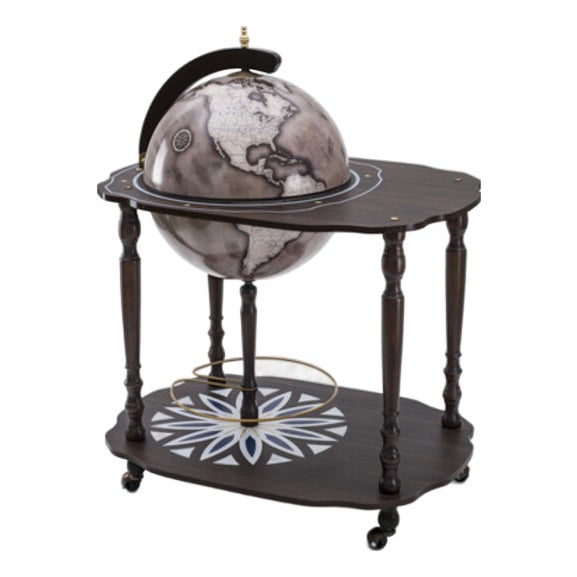 Vesuvius Globe Bar by Zoffoli Mappamondi For Sale