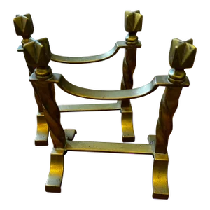 Pair of Miniature 19th Century English Fireplace Chenets