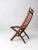 Brown Antique Victorian Folding Camp Chair For Sale - Image 8 of 12