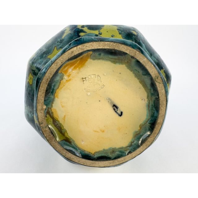 Large Art Deco Crystalline Glaze Stoneware Vase by Pierrefonds, France, C. 1925–1935 For Sale - Image 15 of 15