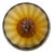 Vintage Amber Optic Balloon Vase Empoli Style For Sale In Los Angeles - Image 6 of 13