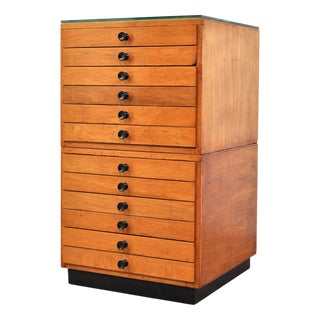 Vintage School Chest of Drawers, 1950s For Sale