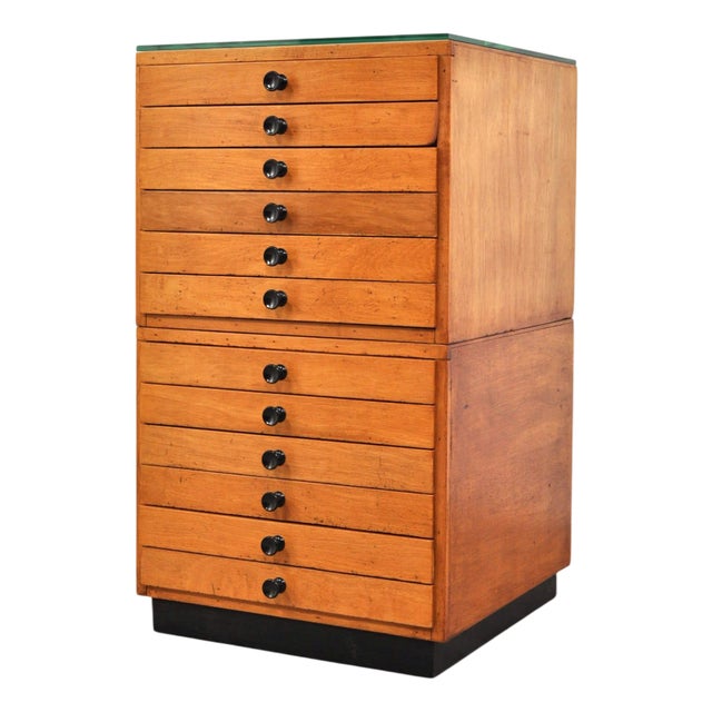 Vintage School Chest of Drawers, 1950s For Sale