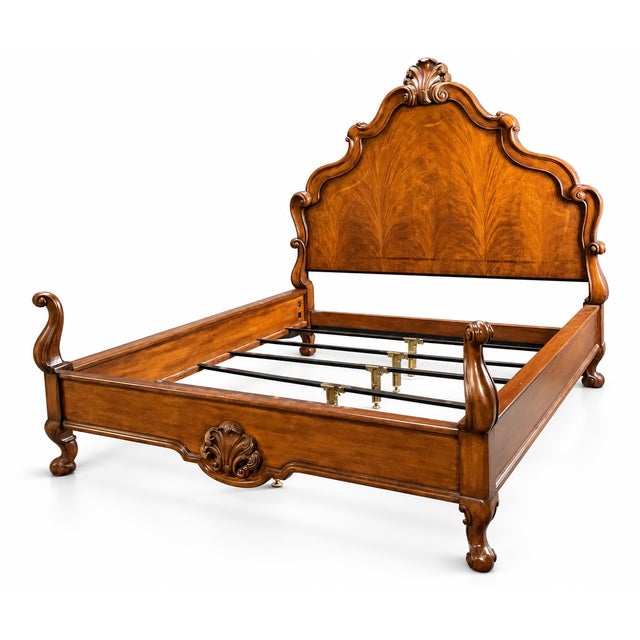 Traditional Thomasville Ernest Hemingway Collection Danelli Panel King Bed Frame For Sale - Image 3 of 5