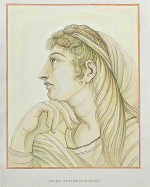 Thomas Holloway, Mary Sister of Martha, 1810, Etching