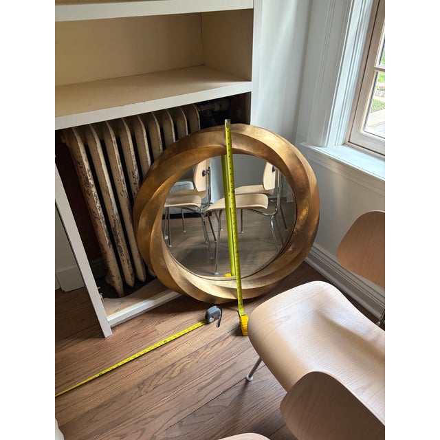 2010s Robert Kuo Puso Mirror Gold Plate For Sale - Image 5 of 8